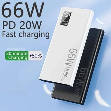 66W PD Fast Charging Power Bank – Ultra Fast Portable Charger